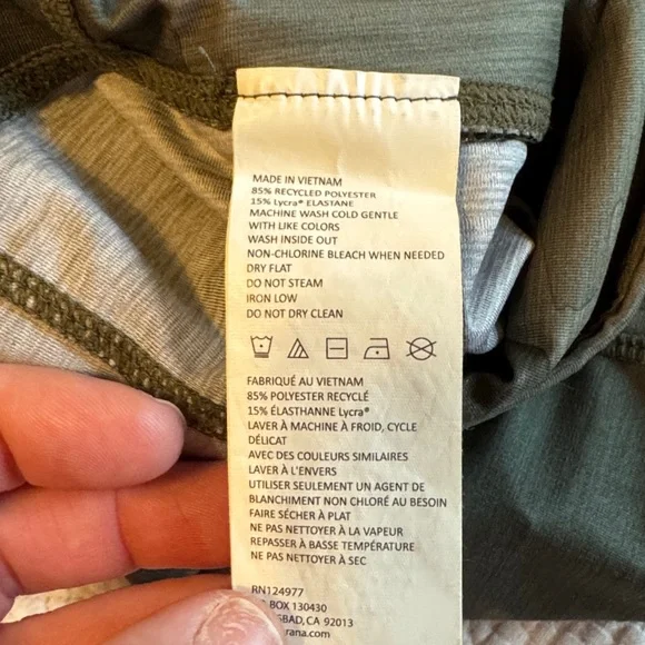 Prana Olive Camouflage Shorts - Picture 5 of 8